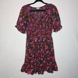 Jodifl Floral Puff Sleeve Dress Size M